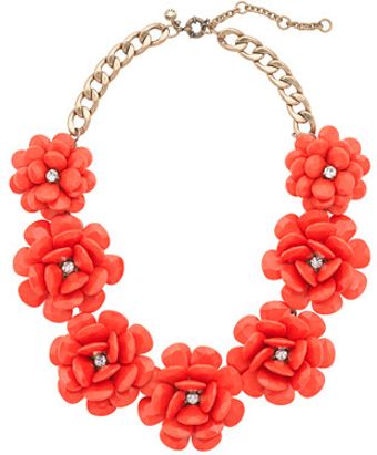 J.Crew Beaded Rose Necklace - Lyst