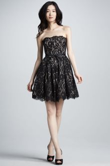 Robert Rodriguez Nm Target Fit-And-Flare Lace Dress - Lyst