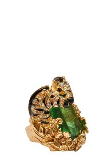 Roberto Cavalli Zebra Ring with Swarovski - Lyst