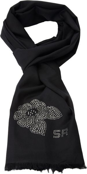 Sonia Rykiel Studded Floral Scarf - Lyst