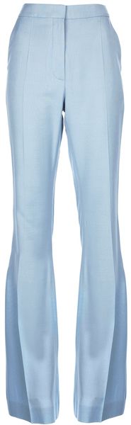 Stella McCartney Flared Leg Trouser - Lyst