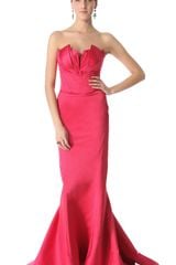 Zac Posen Duchesse Satin Gown