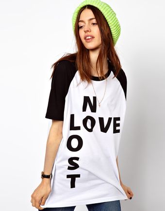ASOS Collection Asos Oversized T-Shirt with No Love Lost Print - Lyst