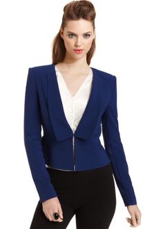 BCBGMAXAZRIA Penn Structured Peplum Blazer - Lyst