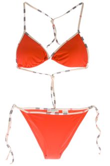 Burberry Brit Check Trim Bikini - Lyst