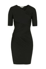 Carven Black Stretch Jersey Dress