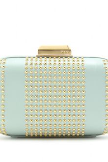 Emilio Pucci Studded Leather Box Clutch - Lyst