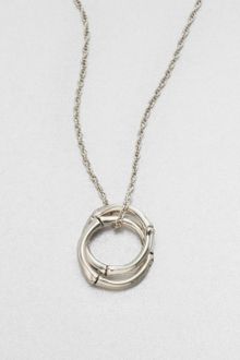 John Hardy Sterling Silver Bamboo Pendant Necklace - Lyst