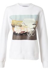 J.W. Anderson Photographic Pram Printed Cotton Sweater