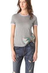 RED Valentino Printed Bow Tee