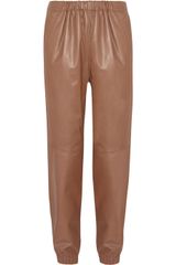 See By Chloé Leather Track Pants