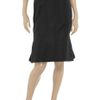Zac Posen Silk Satin Pencil Skirt in Black - Lyst