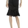 Zac Posen Silk Satin Pencil Skirt in Black - Lyst