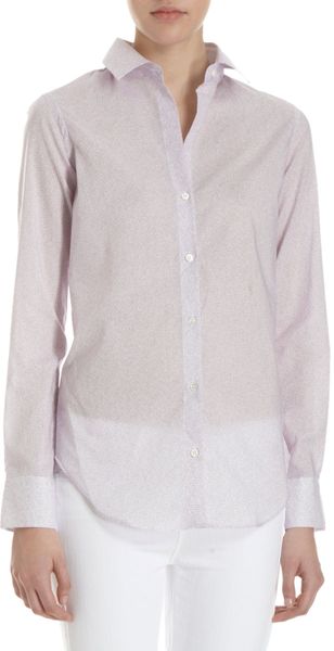 Barneys New York Honeycomb Shirt - Lyst