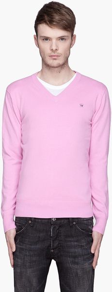 Diesel Pink Kmeceneo Knit Sweater - Lyst