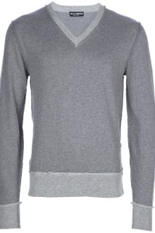 Dolce & Gabbana Vneck Sweater - Lyst