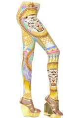 Manish Arora Printed Rayon Jersey Leggings