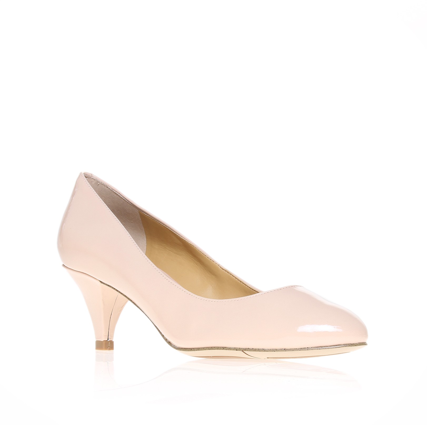 Nine West Kitten Heel Pumps in Pink (nude) | Lyst