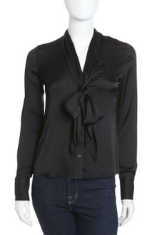Rachel Zoe Natalie Tie-Collar Blouse - Lyst