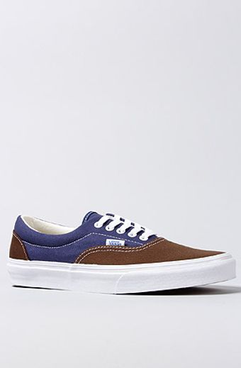 Vans The Era Sneaker in Brown Estate Blue - Lyst