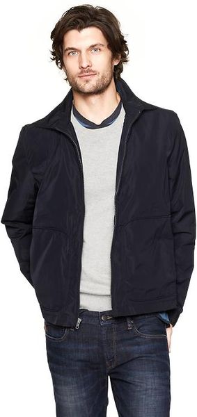Gap Nylon Zip Jacket - Lyst