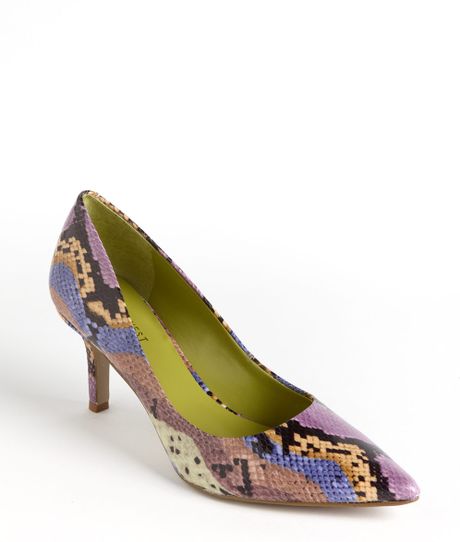 Nine West Austin Snakeskin Print Pumps in Multicolor (purmu rp y ...