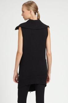 Donna Karan New York Boiled Cashmere Vest - Lyst