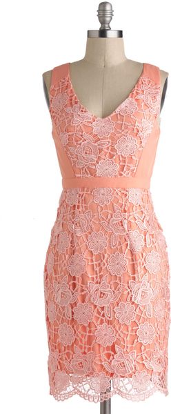 ModCloth Peaches and Gleam Dress - Lyst