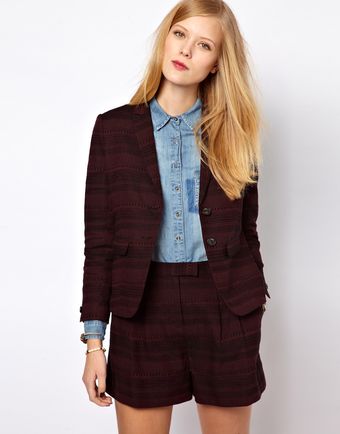 NW3 By Hobbs Nw3 Jaquard Jacket - Lyst