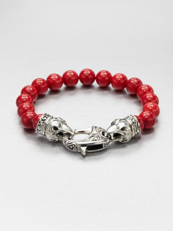 Stephen Webster Coral Beaded Bracelet - Lyst
