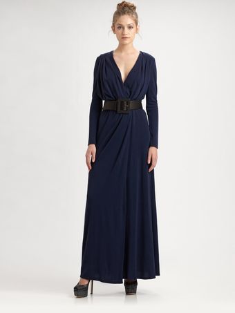 Alice + Olivia Emmie Belted Wool Wrap Dress - Lyst