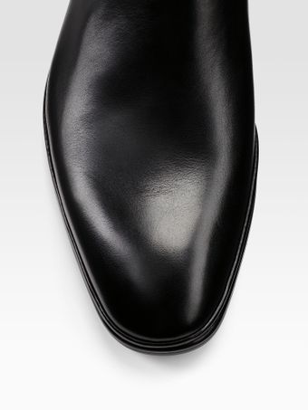 Bally Dress Leather Ankle Boots - Lyst