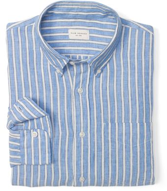 Club Monaco Slimfit Linen Edward - Lyst
