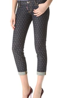 DSquared2 Pat Polka Dot Jean - Lyst