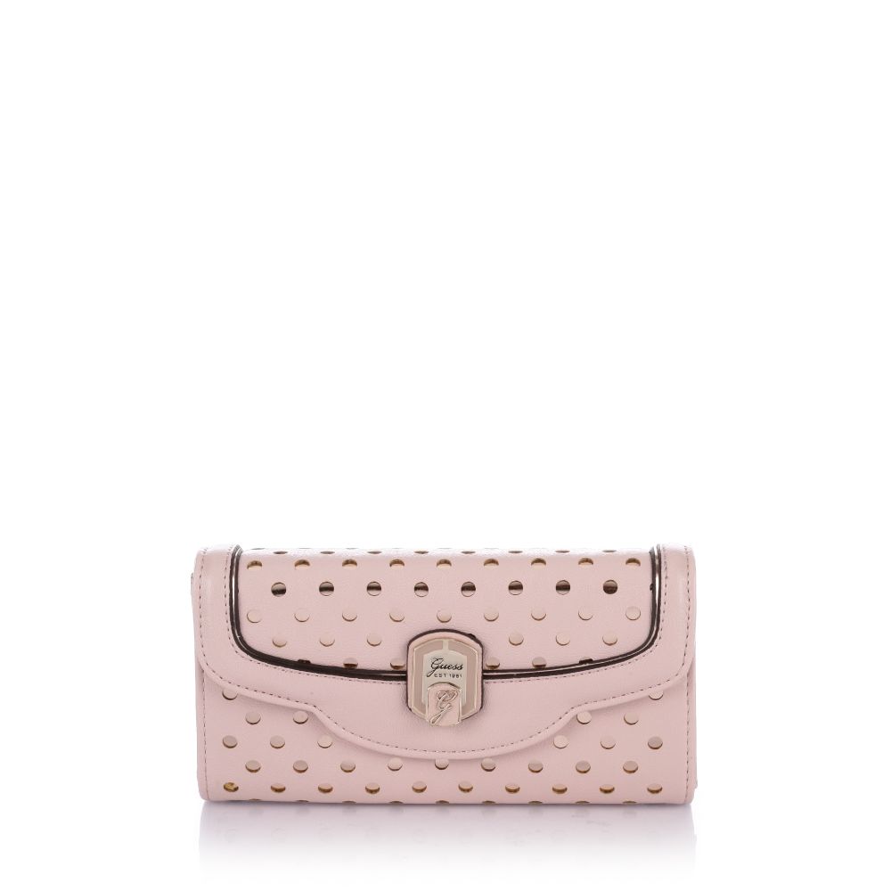 guess wallet pink