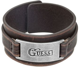 Guess Large Logo Snap Bracelet - Lyst