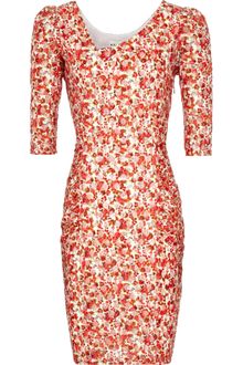 Reiss Rachel Gathered Panel Dress - Lyst