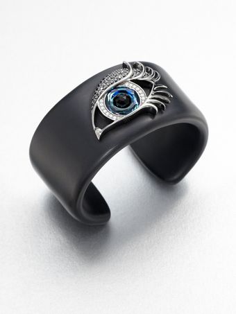 Stephen Webster Sterling Silver Accented Open Eye Bracelet - Lyst