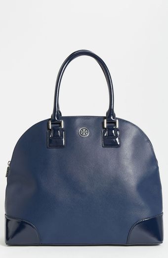 Tory Burch Robinson Dome Satchel - Lyst