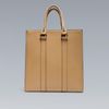 Zara Saffiano Leather Shopper in Beige for Men - Lyst