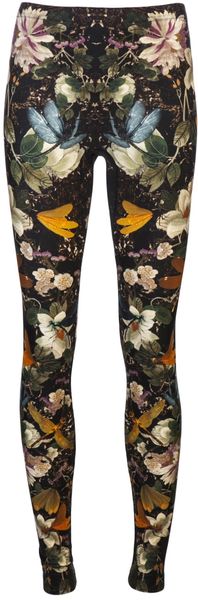 Alexander McQueen Dragonfly Leggings - Lyst