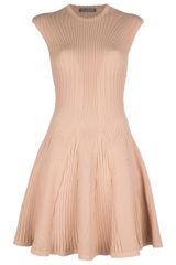 Alexander McQueen Flared Sleeveless Dress