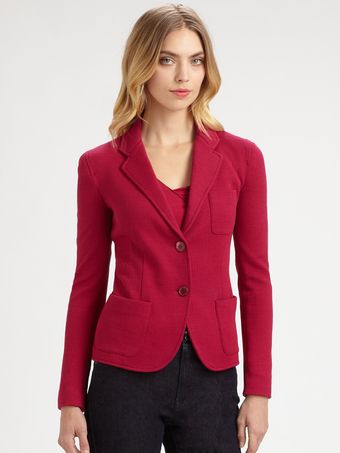 Armani Tile Jersey Jacket - Lyst