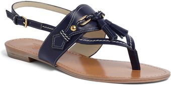 Brooks Brothers Calfskin Spectator Sandals - Lyst