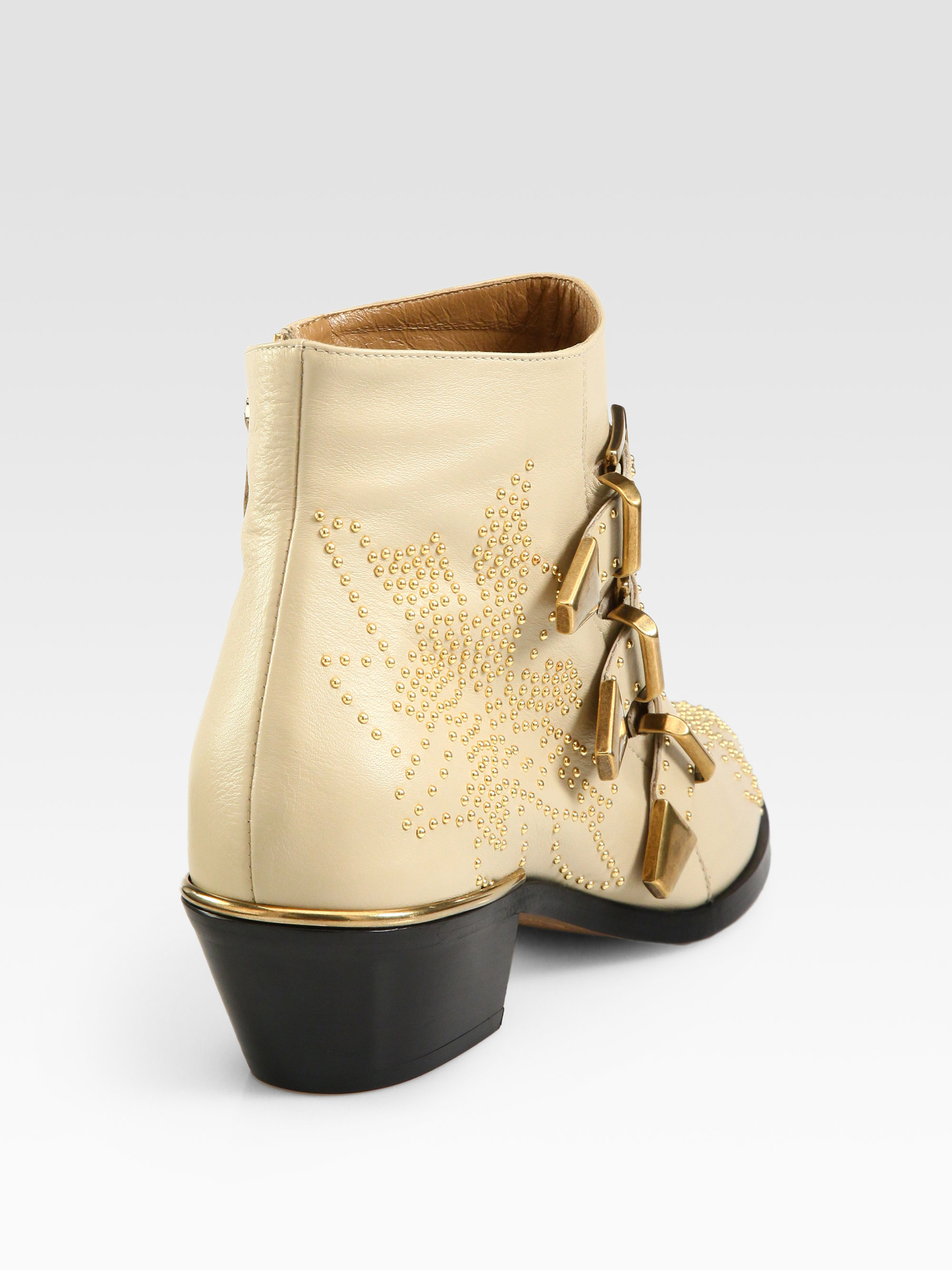 chloe buckle boots