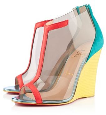 Christian Louboutin Scuba Wedge Sandals - Lyst