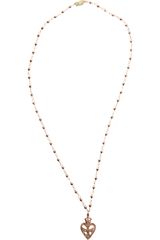 Devon Page Mccleary Diamond Open Heart with Queenâs Cross Rosary