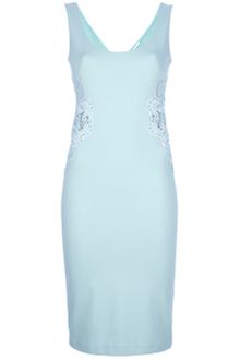 Ermanno Scervino Sleeveless Embroidered Dress - Lyst