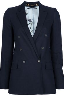 Gucci Double Breasted Blazer - Lyst