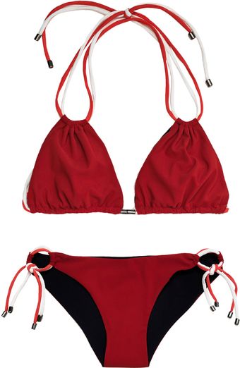 Roksanda Ilincic Artes Tricolour Bikini - Lyst